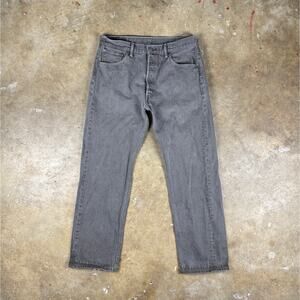 Y2K Levi’s 501XX Button Fly Jeans Men’s 33x29 Grey Made in Mexico